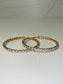 ab iridescent gold rhinestone bling large hoop earrings