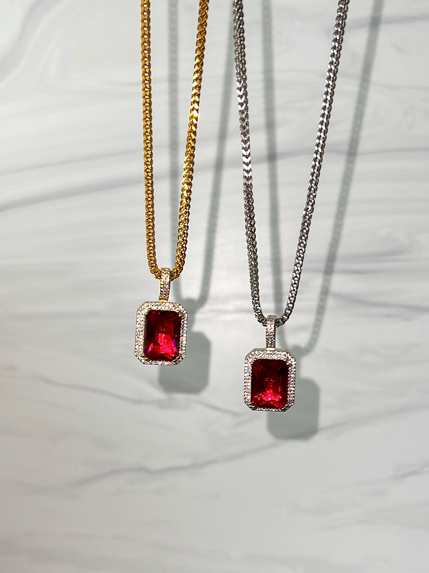 Rich Girl Pendant - Red